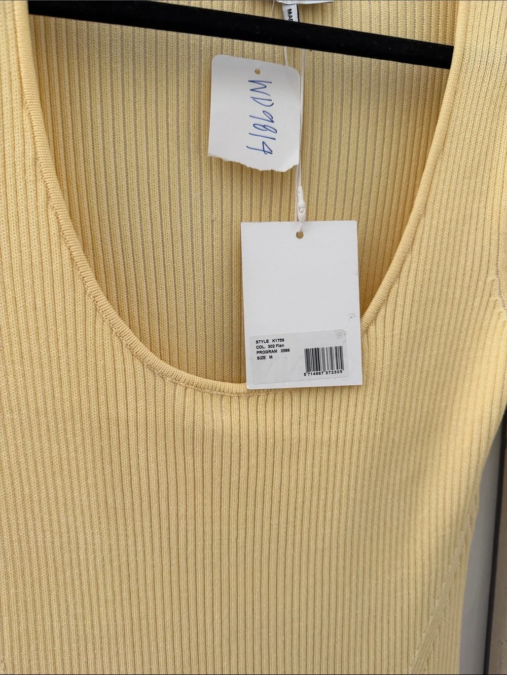 Ganni slim ribbed
